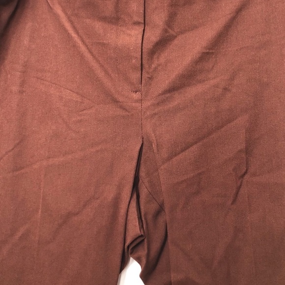 Alfani Skinny Leg Comfort Waist Ankle High Brown Pants 8 - Picture 3 of 4